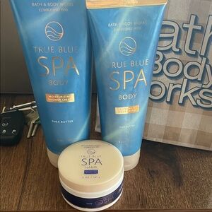 Bath & Body Works True Blue Spa Body Cream, Shower Cream & Hand Treatment